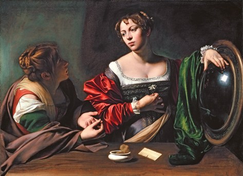 Martha and Mary Magdalene, by Michelangelo Merisi da Caravaggio