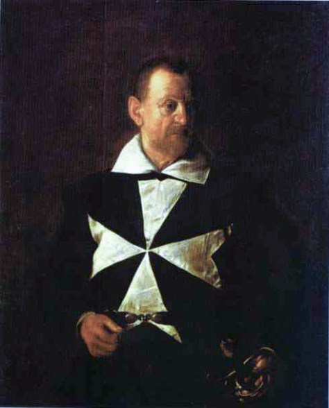 Caravaggio_Portrait of Fra Antionio Martelli