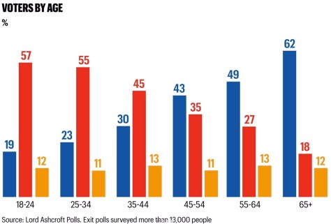 Voter Share By Age